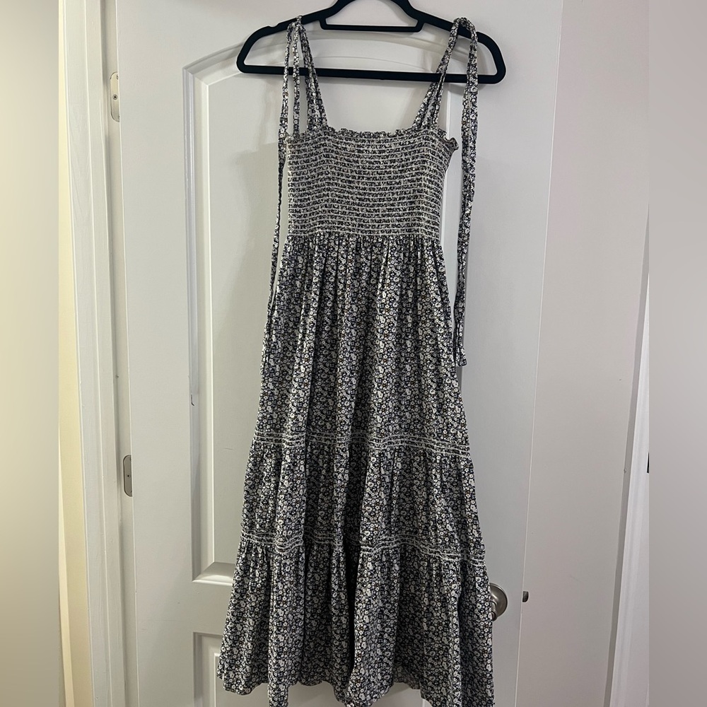 O.P.T Floral Smocked Dress